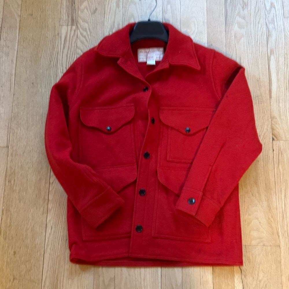 Vintage Filson Wool Mackinaw Cruising Jacket  (size 12)